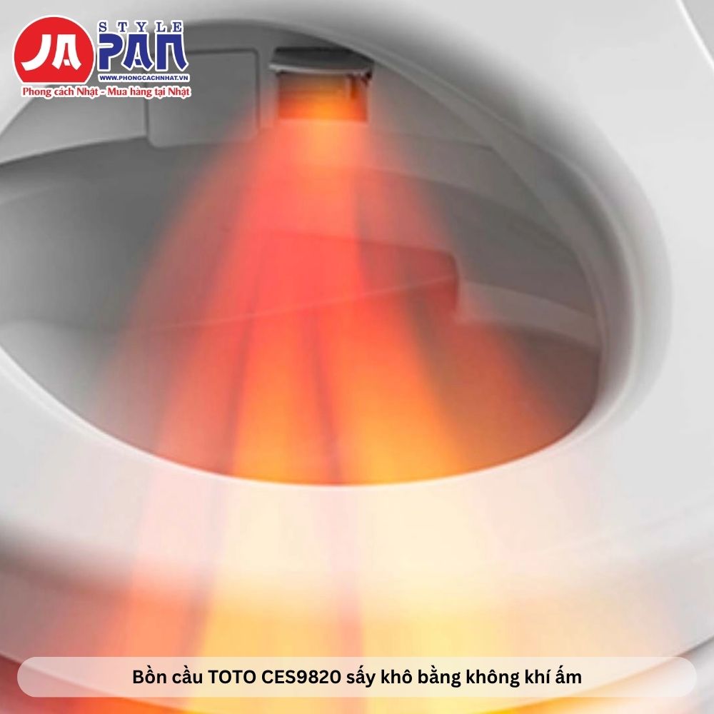 Bồn cầu Toto CES9820 LS Style | Full chức năng , nội địa Nhật 33 Chế độ sấy khô với không khí ấm