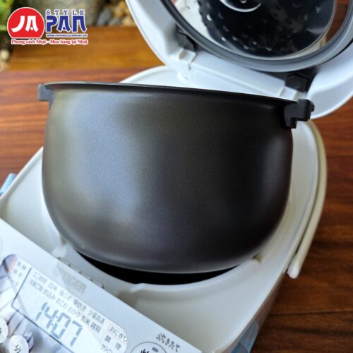 Nồi cơm điện Tiger JPW-M100 | Dung tích 1.0L, nồi cao tần 20 Lòng nồi Tiger JPW-M100 tháo rời