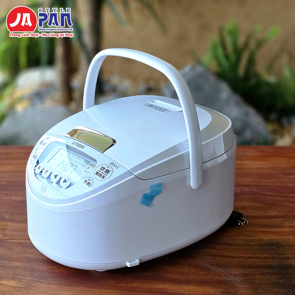 Nồi cơm điện Tiger JPW-M100 | Dung tích 1.0L, nồi cao tần 4 Quai xách Nồi cơm điện Tiger JPW-M100