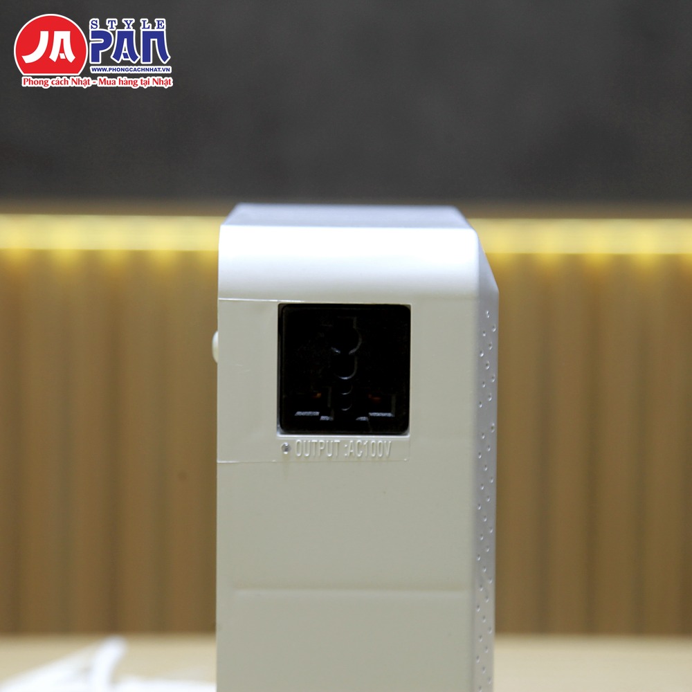 Đổi nguồn New Power 1000VA | Biến áp 220V ra 100V, vỏ nhựa 16 Biến áp đổi nguồn New Power 1000VA – ổ cắm