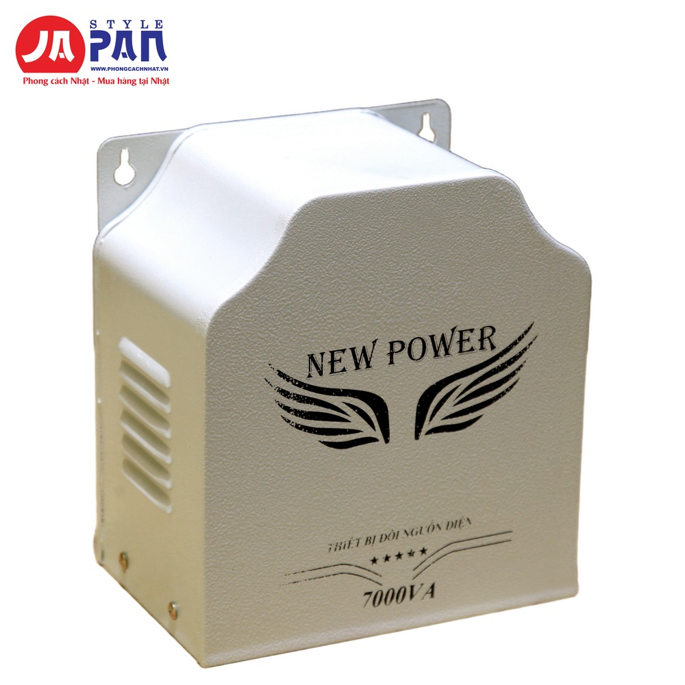 Đổi nguồn New Power 7000VA ngoài trời | 220V ra 200V cho bếp từ Nhật 10 Bộ đổi nguồn New Power 7000VA ngoài trời