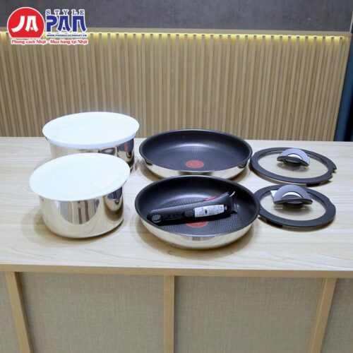 Bộ nồi chảo T-fal Ingenio IH Stainless Emotion set 9 món L893S9 | Tay cầm rời 15 Bộ nồi chảo T-fal Ingenio IH Stainless Emotion set 9 món L893S9 – ảnh 4
