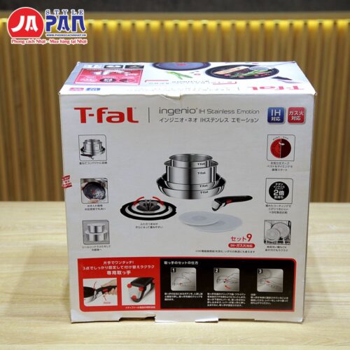 Bộ nồi chảo T-fal Ingenio IH Stainless Emotion set 9 món L893S9 | Tay cầm rời 23 Bộ nồi chảo T-fal Ingenio IH Stainless Emotion set 9 món L893S9 – ảnh 12