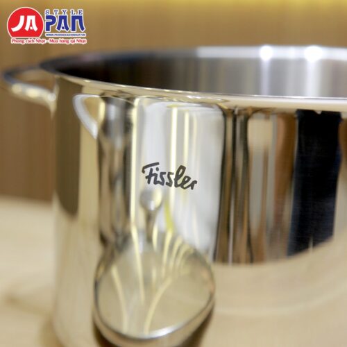 Bộ nồi Fissler Copenhagen 5 món – logo trên thân nồi