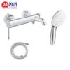 Bộ sen tắm cần gạt Grohe Essence 33624001 | Củ sen + tay sen + dây sen 18 Bộ sen tắm cần gạt Grohe Essence 33624001