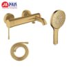 Bộ sen tắm cần gạt Grohe Essence 33624GN1 màu vàng chải