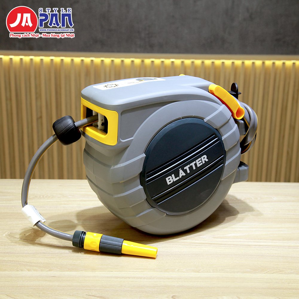 Bộ vòi tưới cây treo tường rút tự động Blatter 10m / 20m / 30m | Dây Ø12 mm 2 Bộ vòi tưới cây treo tường rút tự động Blatter 10m / 20m / 30m – ảnh 2
