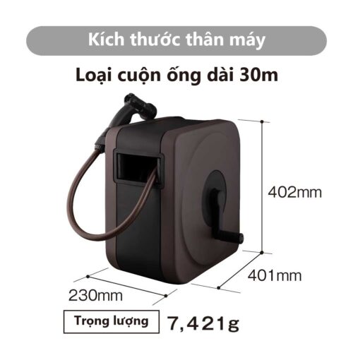 Bộ vòi vườn đa năng Takagi Boxy Next 30m RC1330BR – ảnh 2