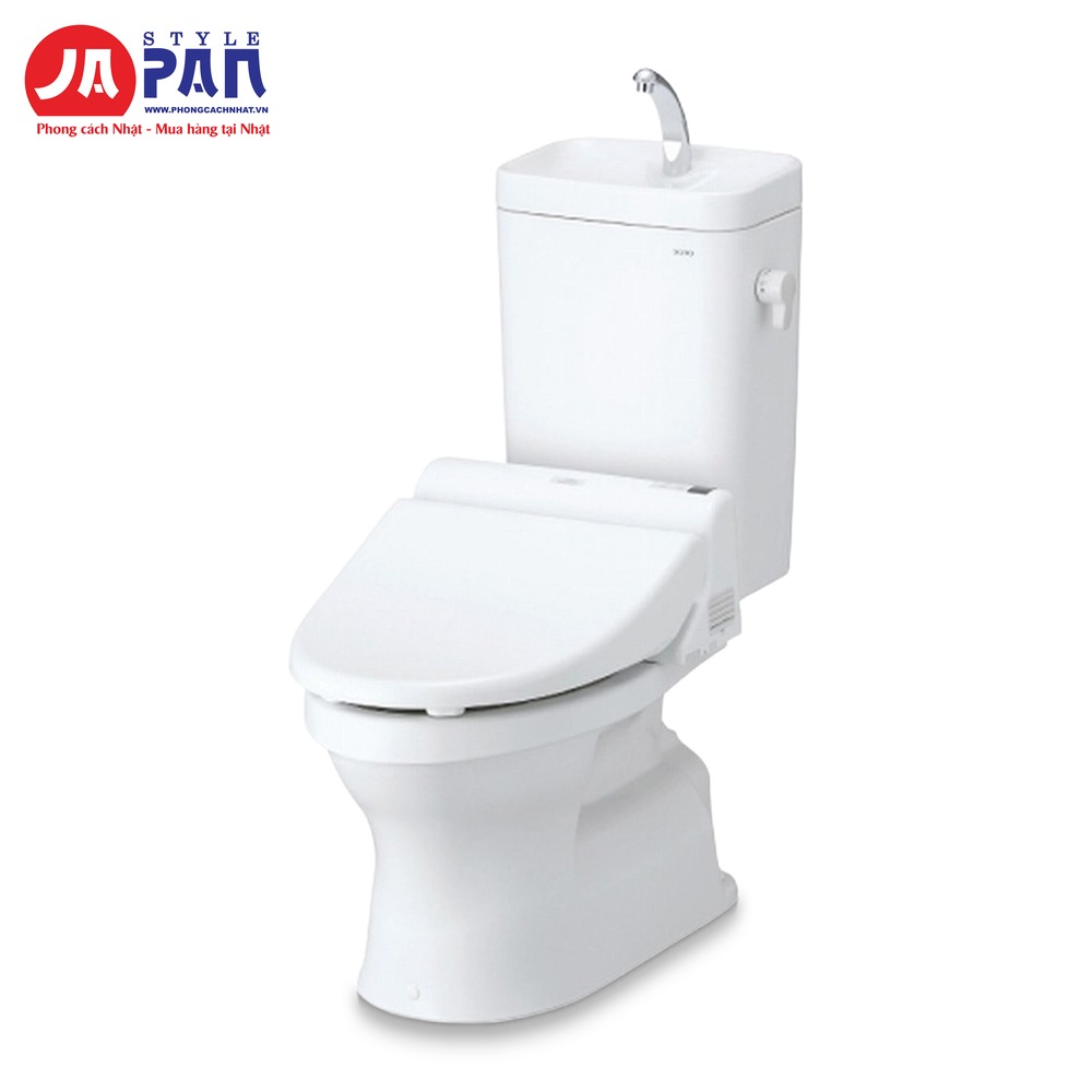 Bồn cầu 2 khối Toto CS340B + Sh341BA | Tâm xả 20cm 1 Bồn cầu 2 khối Toto CS340B + Sh341BA