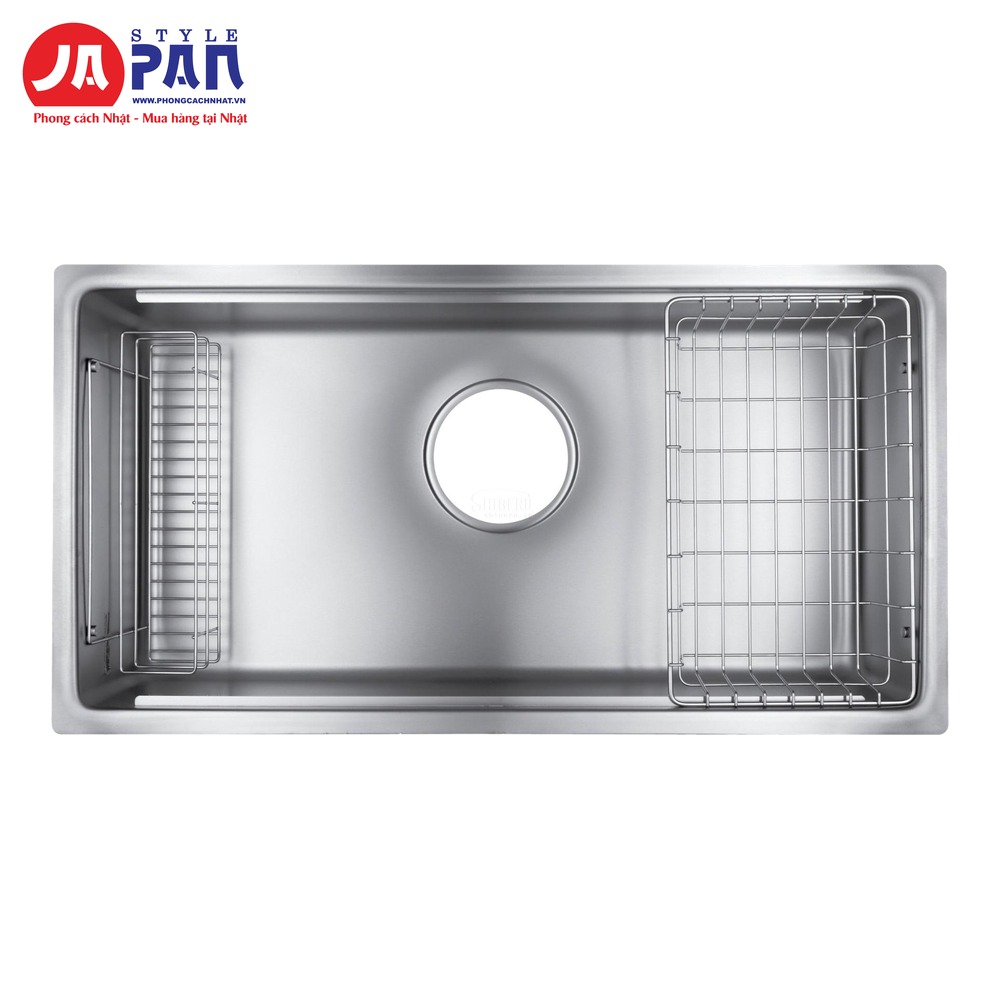 Chậu rửa bát Shigeru LE JSL-K 2F FS chậu 1 ray | Bề mặt hạt