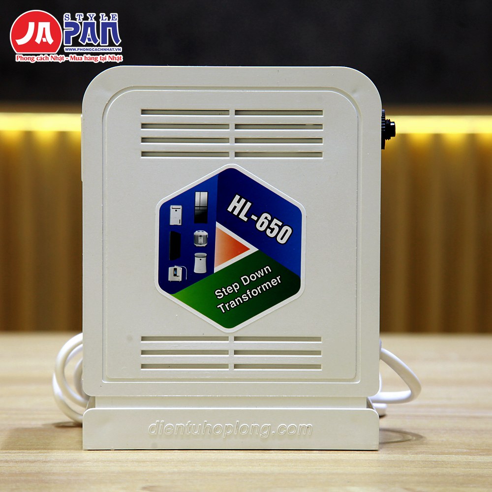 Đổi nguồn Hợp Long HL-650 650VA | Biến áp 220V ra 100V, vỏ nhựa 4 Đổi nguồn Hợp Long HL-650 650VA – ảnh 4