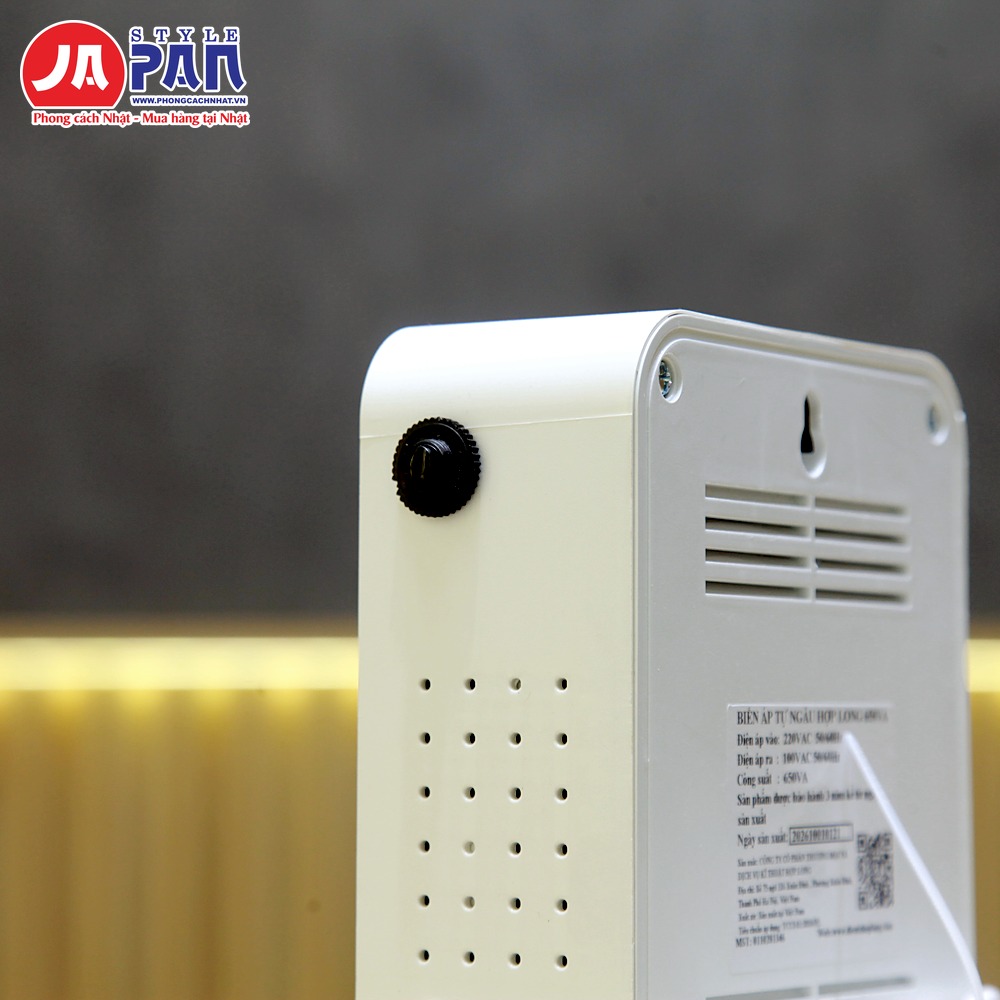 Đổi nguồn Hợp Long HL-650 650VA | Biến áp 220V ra 100V, vỏ nhựa 5 Đổi nguồn Hợp Long HL-650 650VA – ảnh 5