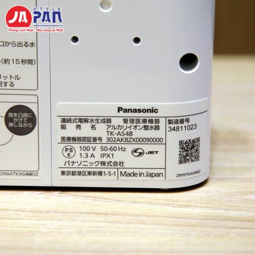 Lọc nước tách ion kiềm Panasonic TK-AS48 – ảnh 10
