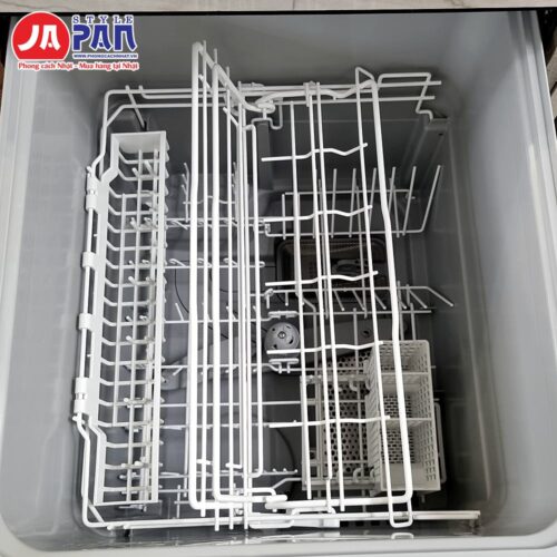 Máy rửa bát âm tủ Panasonic NP-45MD9S – giàn rửa bên trong nhìn từ trên