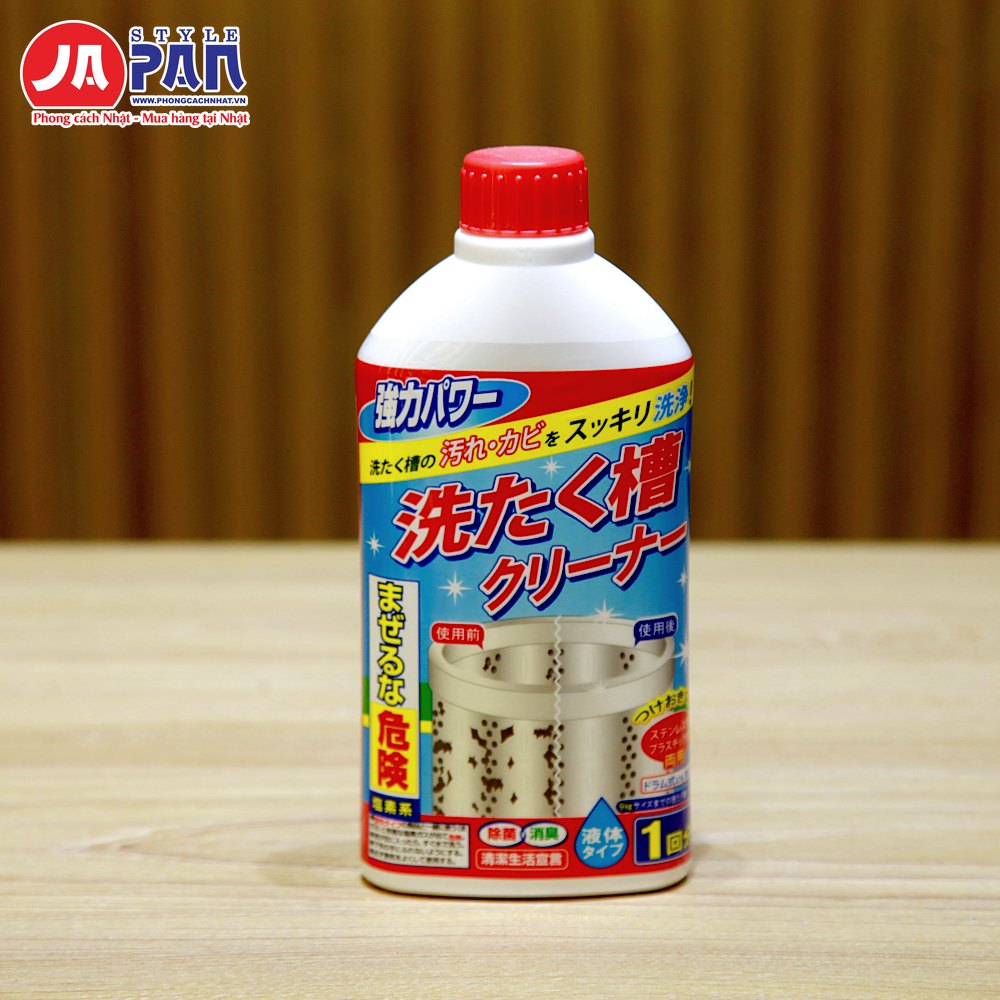 Nước tẩy lồng máy giặt hàng Nhật Gel 400g | Dùng 1 lần cho máy đến 9kg 4 Nước tẩy lồng máy giặt hàng Nhật Gel 400g – ảnh 4