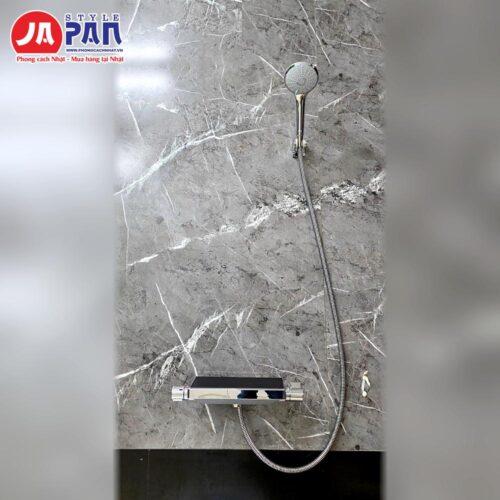 Sen tắm nhiệt độ Lixil BF-HW147TX-PU6 | Nội Địa Nhật 12 Sen tắm nhiệt độ Lixil BF-HW147TX-PU6 – cả bộ củ sen kèm tay sen lắp trên tường