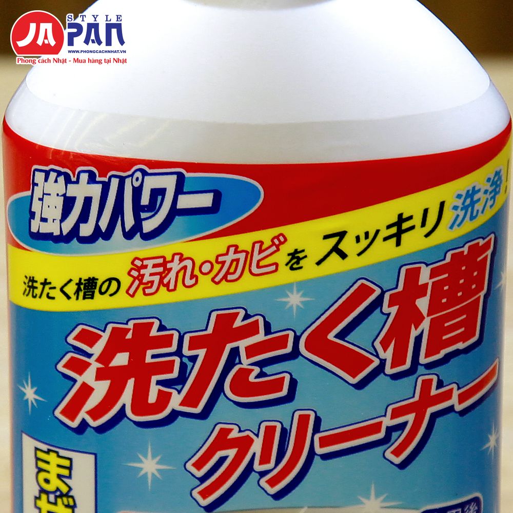Nước tẩy lồng máy giặt hàng Nhật Gel 400g | Dùng 1 lần cho máy đến 9kg 9 Nước tẩy lồng máy giặt Gel 400g – nhãn trước