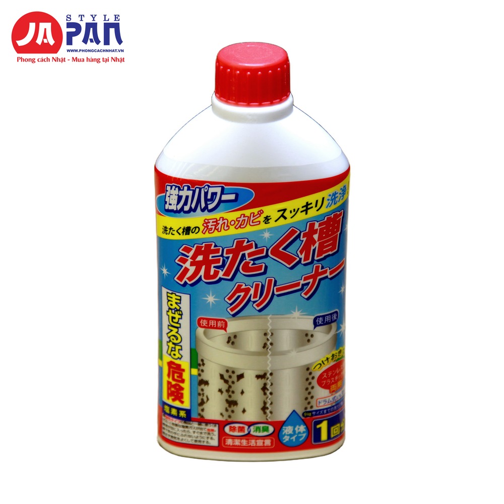 Nước tẩy lồng máy giặt hàng Nhật Gel 400g | Dùng 1 lần cho máy đến 9kg 8 Nước tẩy lồng máy giặt Nhật Gel 400g