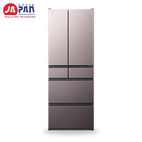 Tủ lạnh Hitachi R-HWC62X – màu xám (H)