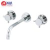 Vòi rửa mặt âm tường Kakudai SYATORA 125-001