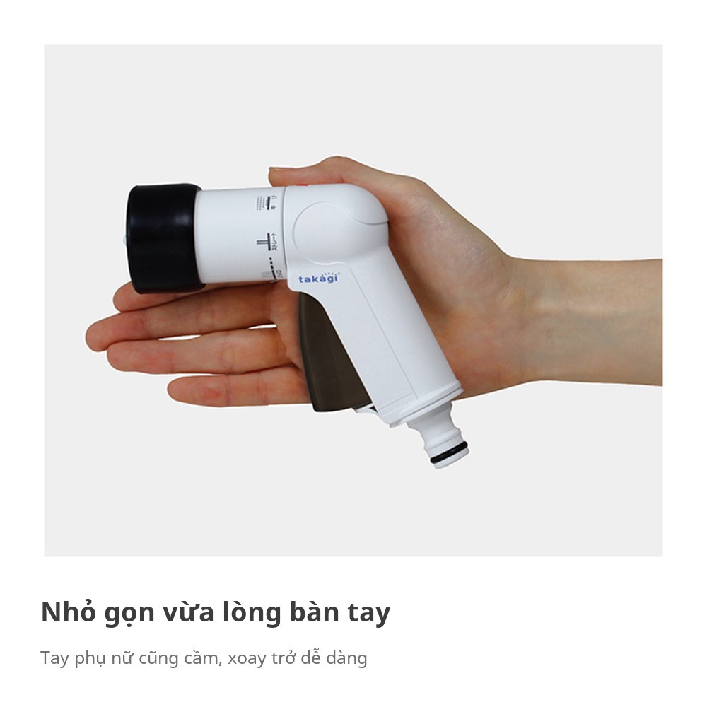 Vòi tưới cây đa năng Takagi R1415BR – nhỏ gọn vừa tay