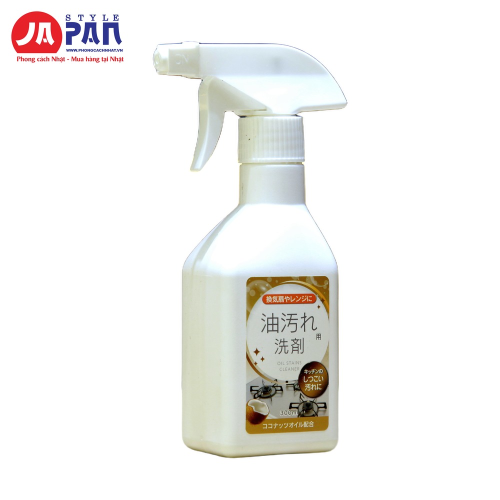 Xịt tẩy dầu mỡ nhà bếp hàng Nhật Gel 300ml | Cho máy hút mùi, bếp 10 Xịt tẩy dầu mỡ nhà bếp Nhật Gel 300ml
