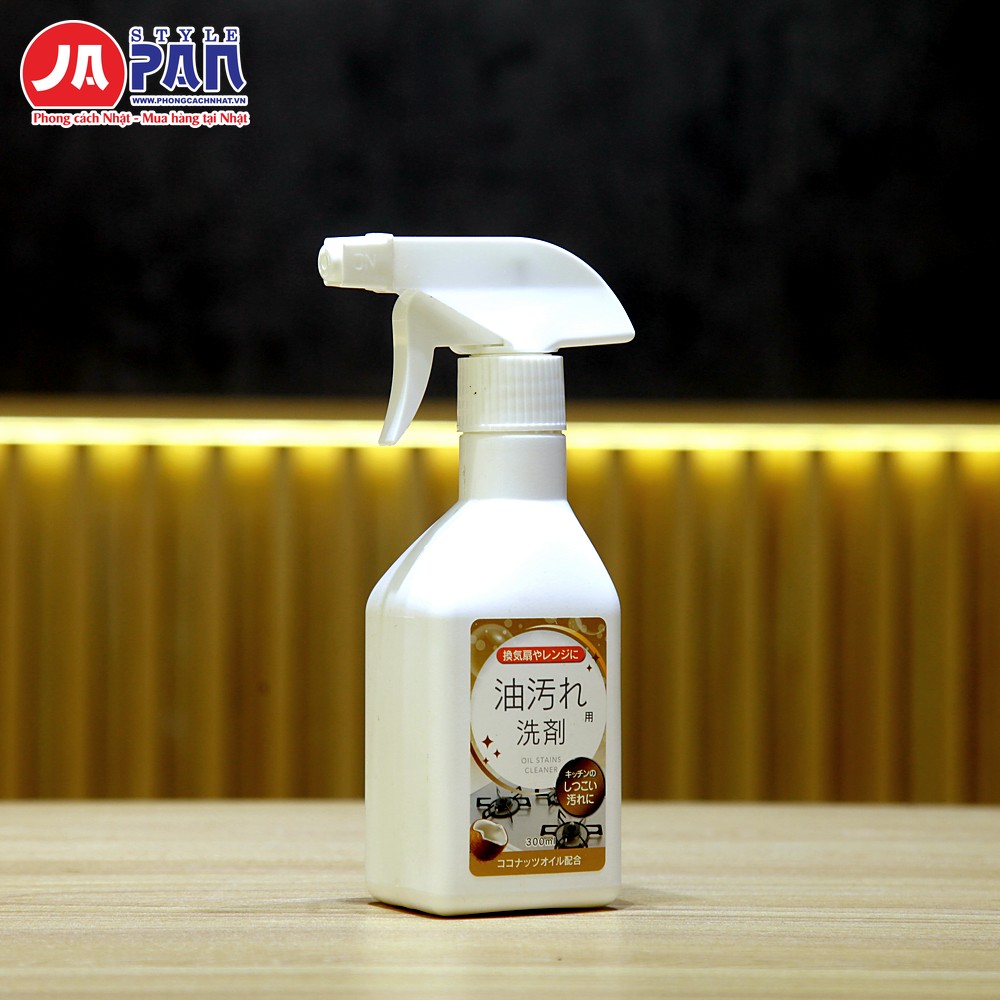 Xịt tẩy dầu mỡ nhà bếp hàng Nhật Gel 300ml | Cho máy hút mùi, bếp 11 Xịt tẩy dầu mỡ nhà bếp Nhật Gel 300ml – mặt trước